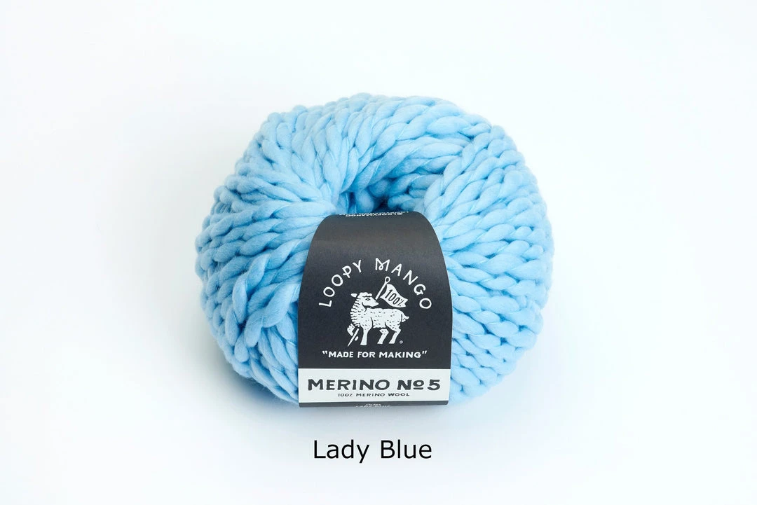 LOOPY MANGO POM POM KEYCHAIN DIY KIT MERINO NO. 5