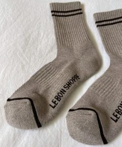 LE BON SHOPPE BOYFRIEND SOCKS LATTE