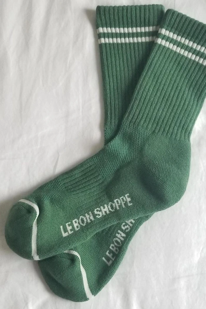 LE BON SHOPPE SPRING '22 BOYFRIEND SOCKS MOSS 1 LE BON SHOPPE SPRING '22 BOYFRIEND SOCKS MOSS