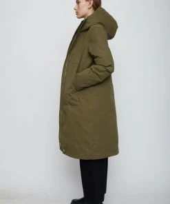 JUST FEMALE SALE STEAL DOWN JACKET OLIVE