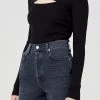AGOLDE LYZA CUT OUT LONG SLEEVE