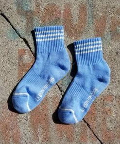 LE BON SHOPPE GIRLFRIEND SOCKS PARISIAN BLUE