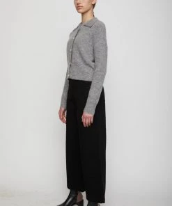 JUST FEMALE REBELO COLLAR CARDIGAN