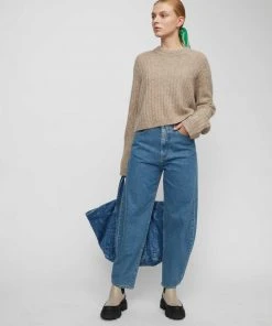 JUST FEMALE REBELO CROPPED JUMPER