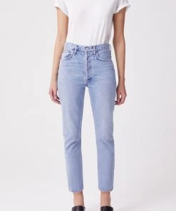 AGOLDE RILEY HI RISE CROP DIMENSION