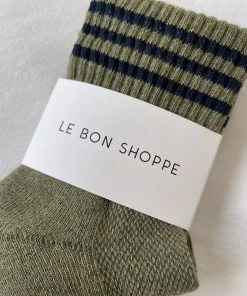 LE BON SHOPPE SPRING '22 GIRLFRIEND SOCKS SAGE