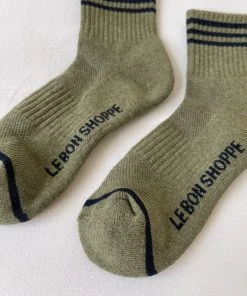 LE BON SHOPPE SPRING '22 GIRLFRIEND SOCKS SAGE