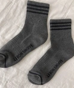LE BON SHOPPE SPRING '22 GIRLFRIEND SOCKS SOOT