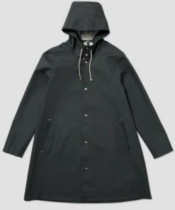 STUTTERHEIM NEW IN MOSEBACKE RAIN JACKET CHARCOAL