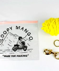 LOOPY MANGO POM POM KEYCHAIN DIY KIT MERINO NO. 5