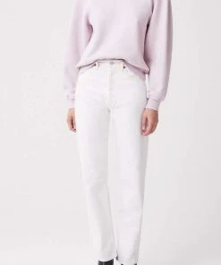 AGOLDE SALE TARRON MOCK NECK SWEATSHIRT