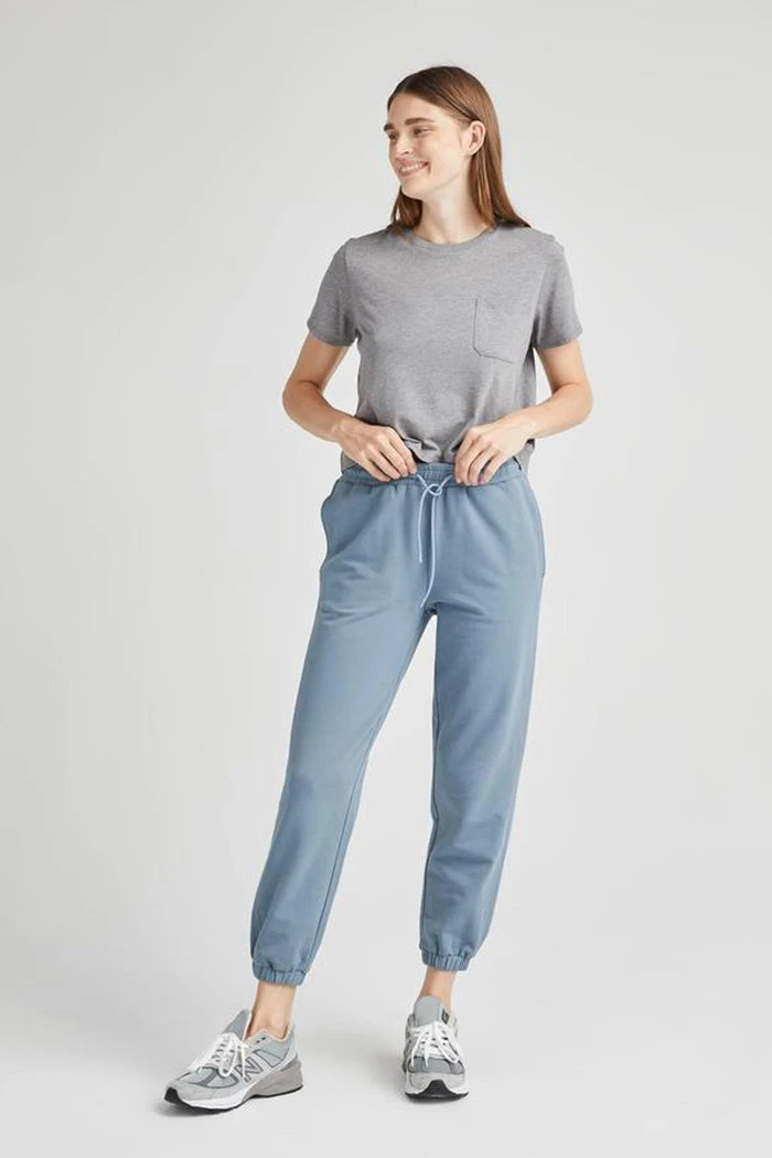 RICHER POORER TERRY CLASSIC SWEATPANT BLUE MIRAGE 6 RICHER POORER TERRY CLASSIC SWEATPANT BLUE MIRAGE