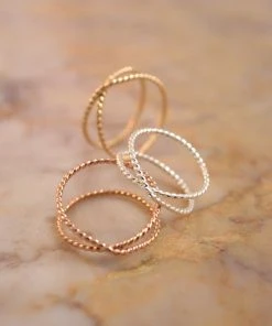 HANNAH NAOMI TWISTED X RING