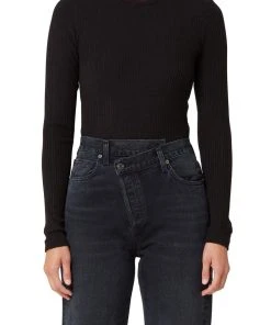 AGOLDE ALMA SHRUNKEN CREW NECK