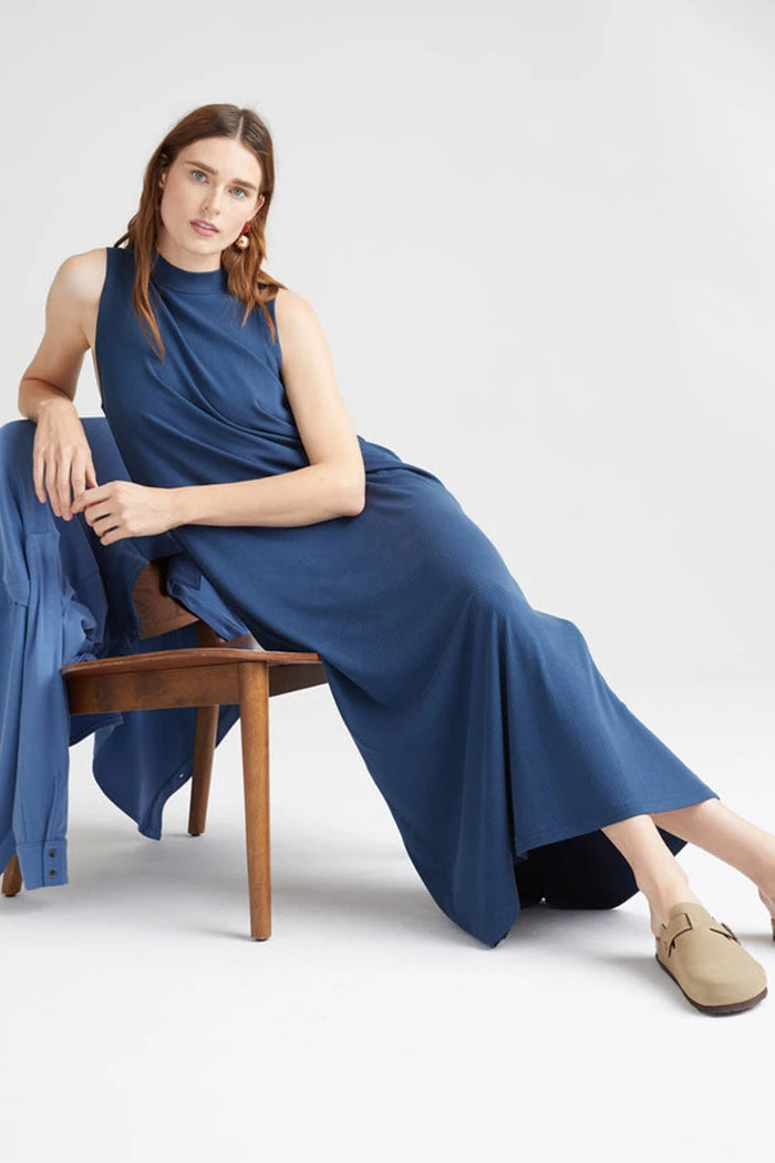 RICHER POORER VINTAGE COLUMN RIB DRESS SPRING '22