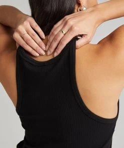 RICHER POORER VINTAGE RIB TANK BLACK