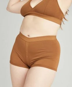RICHER POORER NEW IN FEMME BOXER WOODGRAIN