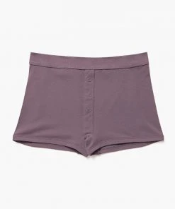 RICHER POORER SPRING '22 FEMME BOXER PLUM SMOKE